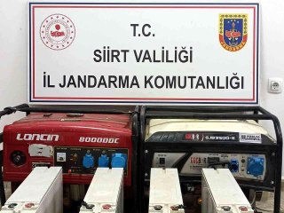 Baz istasyonu hırsızları 3 aylık takip sonrası yakalandı