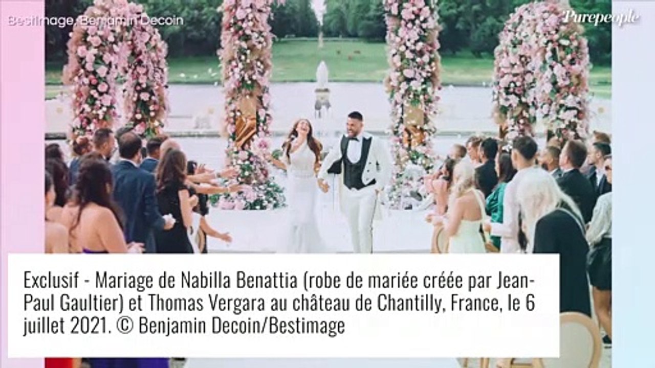 Mariage de Nabilla et Thomas : photos inédites de la cérémonie, robe sublime et gâteau XXL