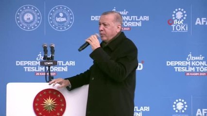 Cumhurbaşkanı Erdoğan: "İnşallah bugün Alsancak'taki 14 bin kişilik tribüne sahip yeni stadımızı da hizmete açıyoruz.