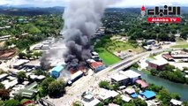 إحراق مبان في ثالث يوم من أعمال الشغب في جزر سليمان