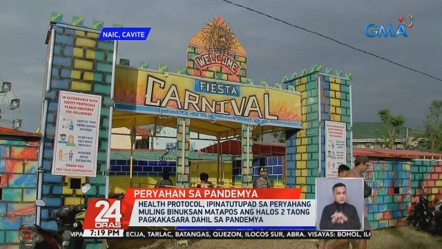 Health protocol, ipinatutupad sa peryahang muling binuksan matapos ang halos 2 taong pagkakasara dahil sa pandemya | 24 Oras