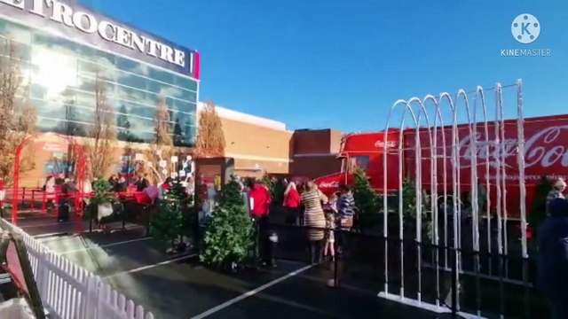 Coca-Cola Christmas Truck arrives in Gateshead