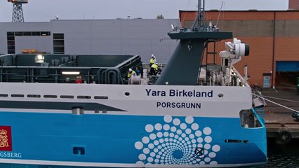 Le voyage de Yara Birkeland de Horten à Oslo