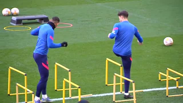 El Atlético prepara en el Wanda el partido ante el Cádiz
