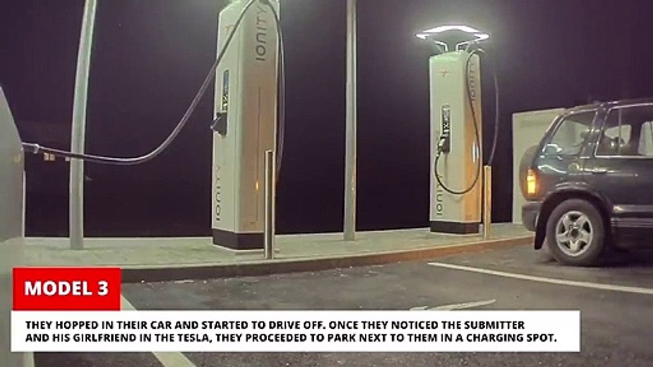 DRUNK GUYS DESTROYS EV CHARGER