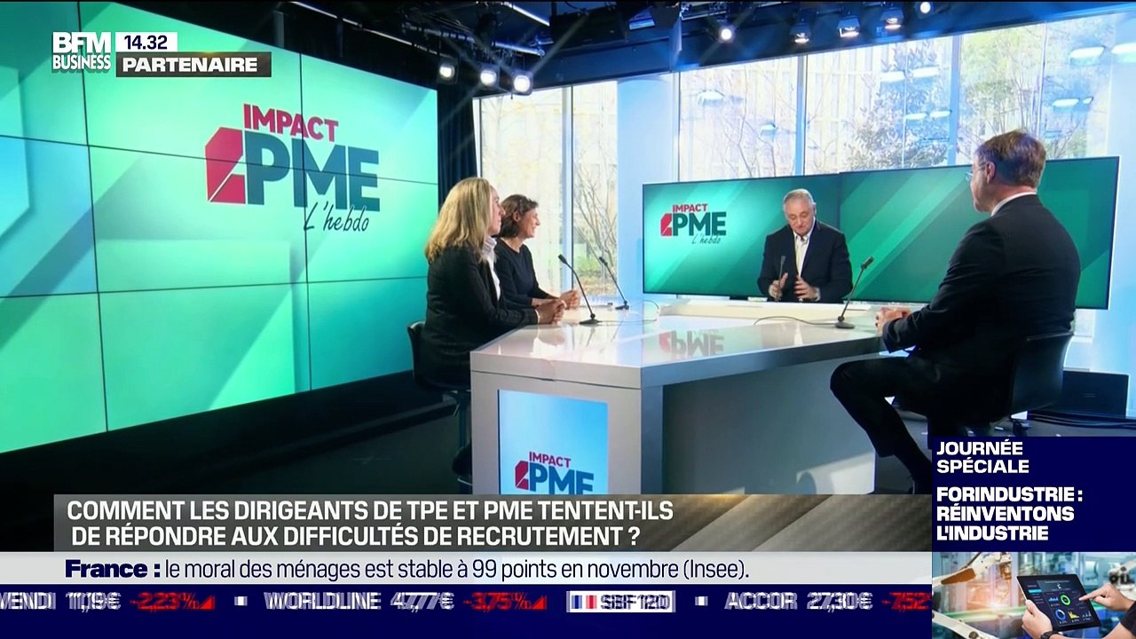 Impact PME: Comment les dirigeants de TPE et PME tentent-ils de répondre aux difficultés de recrutement ? - Vendredi 26 novembre