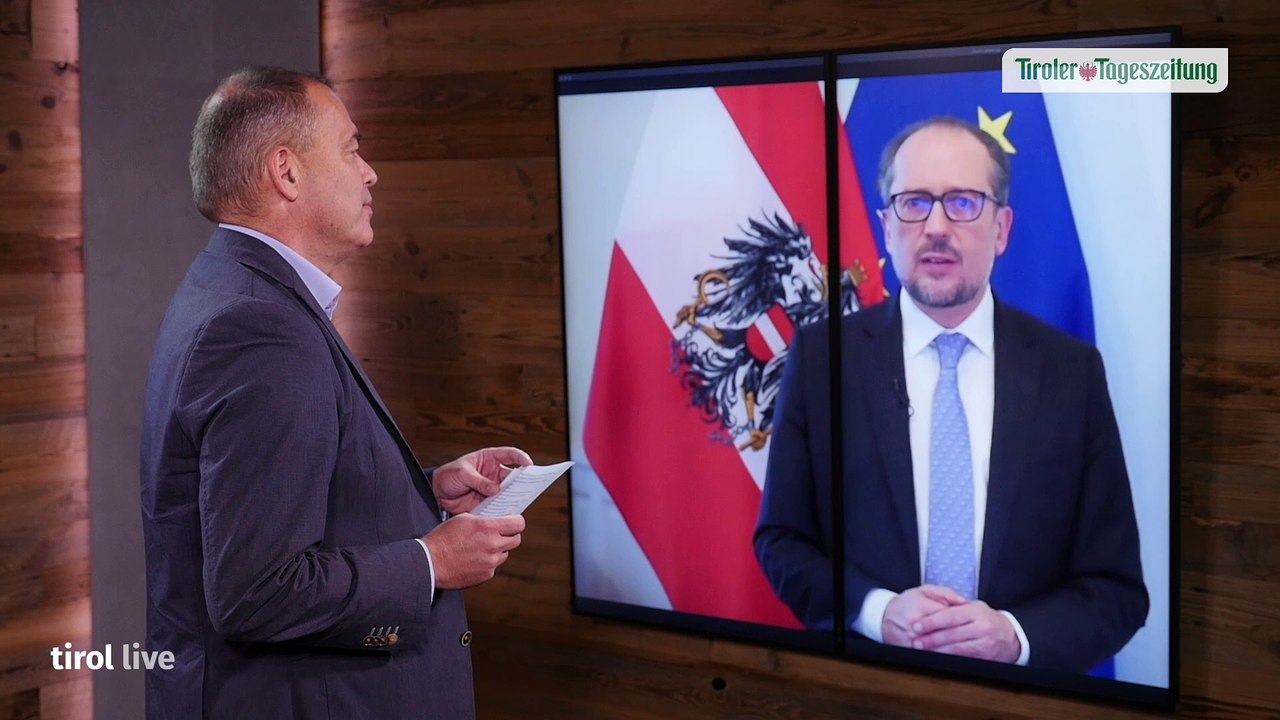Kanzler Alexander Schallenberg in „Tirol Live“