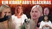 Y&R Spoilers Shock Kim Dunaway tricked and kidnapped Abby, blackmailed Victor and Ashley