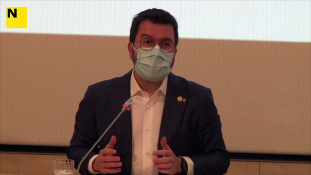 El president de la Generalitat, Pere Aragonès, diu que caldrà aprofundir en l'estratègia compartida de l'independentisme en les pròximes setmanes