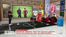 Olha aí o Craque Neto defendendo o técnico Renato Gaúcho. Com a torcida do Flamengo no pé do treinador, o apresentador disse que falta respeito e não criticar antes da final...#OsDonosdaBola