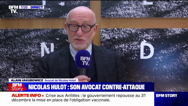 Accusation contre Nicolas Hulot: On connait déjà l'issue de cette enquête, il y a une prescription , selon son avocat
