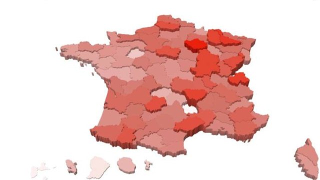Covid-19 : l’épidémie s’emballe dans presque tous les départements, notre carte de France