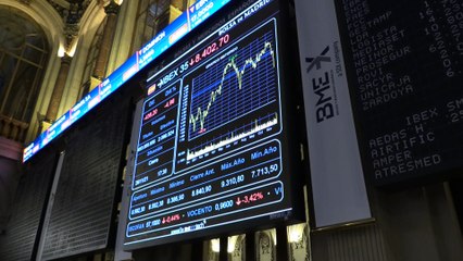 El Ibex 35 cede un 4,96 %, su mayor caída en casi año y medio