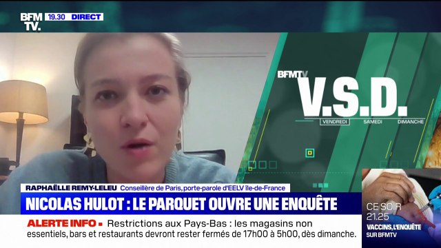 Raphaëlle Rémy-Leleu: Les responsables politiques qui ont soutenu Nicolas Hulot en 2018 (...) devraient être interrogés sur leur responsabilité