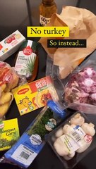 Christina Milian a fait de grosses courses pour Thanksgiving.