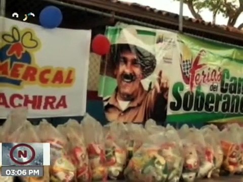 Feria del Campo Soberano en Táchira distribuye 18 toneladas de proteína animal