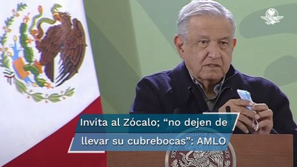 AMLO invita a reunión masiva en el Zócalo sin límite de asistentes ante cuarta ola de Covid