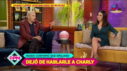 Ingrid Coronado confiesa que su hijo se distanció de su padre Charly López