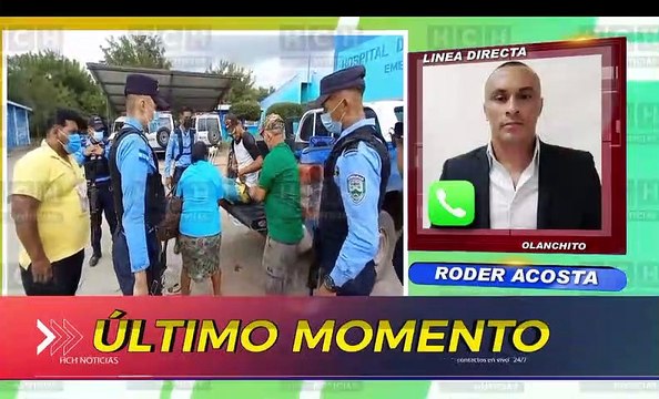Tiroteados ingresan al hospital de Olanchito dos ocupantes de moto víctimas de supuesto asalto