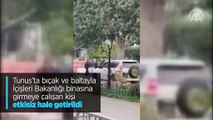 Tunus'ta İçişleri Bakanlığı binasına girmeye çalışan kişi etkisiz hale getirildi