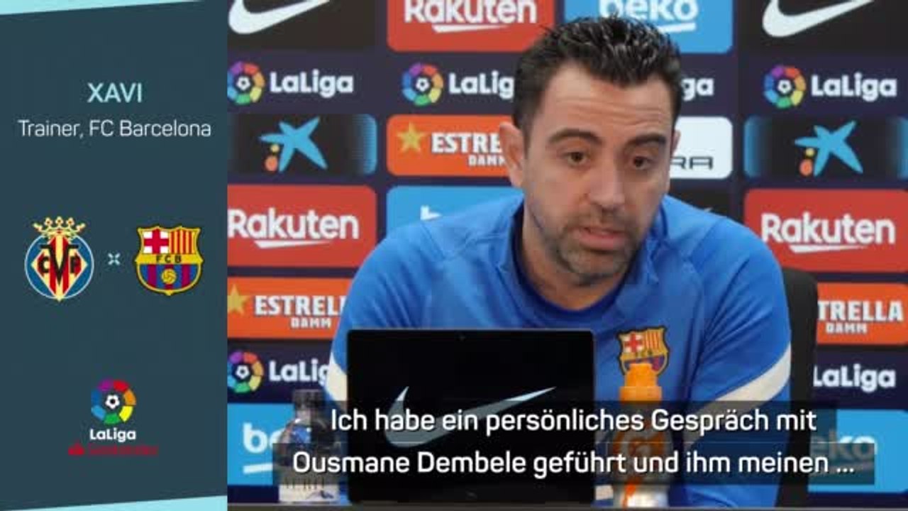 Xavi: "dembele kann etwas bewirken"