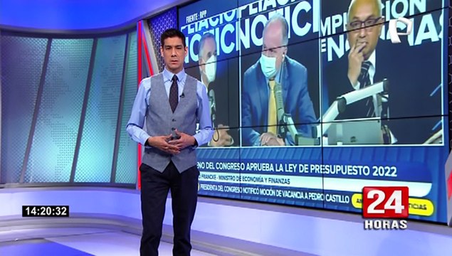 Ministro Francke: Moción de vacancia provoca inestabilidad en la economía y afectaría inversiones