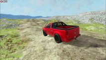 Cars VS HİGH RAMP #4 Water Offroad Drive - BeamNG Drive