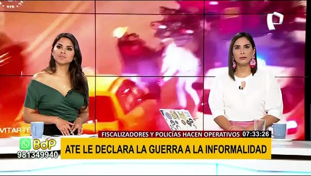 Ate: PNP y fiscalizadores intensifican operativos contra la informalidad y la delincuencia