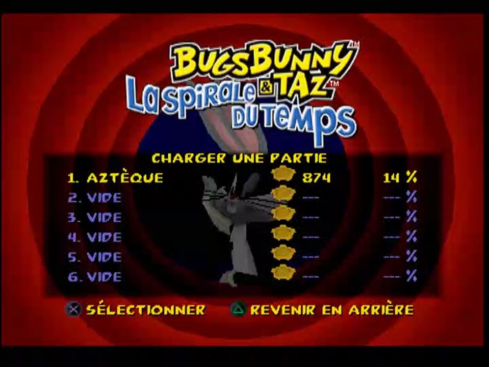 Bugs Bunny & Taz - La Sprale du Temps (PS1, Fr, Complete - Bugs Bunny