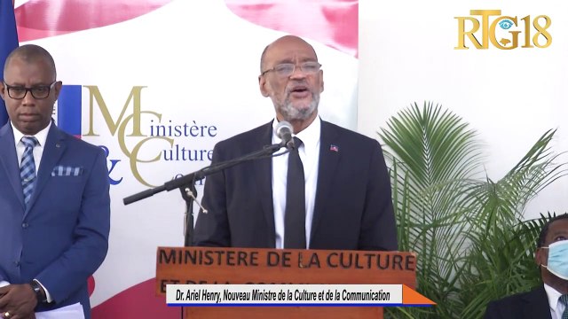 Premye minis Ariel Henry enstale kòm minis kilti ak kominikasyon