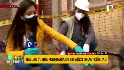 Hallan tumba funeraria de aproximadamente 600 años de antigüedad en SMP
