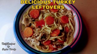 Leftover Turkey into Delicious Noodle Soup Recipe
