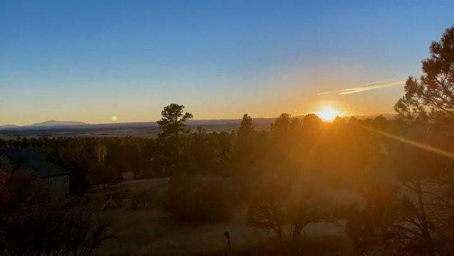 Beautiful sunsets across the US bring a thankful close to Thanksgiving