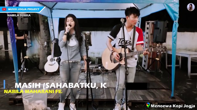 NABILA GA KUAT NAHAN TANGIS HARU__ MASIH - ADA BAND (COVER BY NABILA MAHARANI FT. TRI SUAKA)