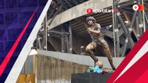 Patung Sang Legenda Klub Maradona Hiasi Markas Napoli