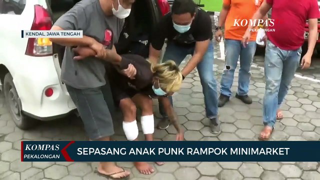 Sepasang Anak Punk Rampok Minimarket
