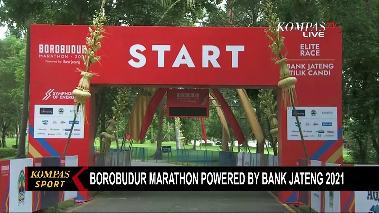 Borobudur Marathon 2021 Diselenggarakan di Taman Lumbini Kawasan Candi Borobudur