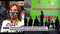 Dina Boluarte califica moción de vacancia como “golpe de Estado”