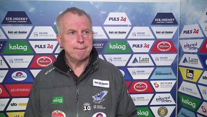 21.Runde: Rob Daum (VSV) mit Statement zum 7:1 Sieg über Wien