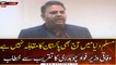 Federal Minister for Information Fawad Chaudhry addresses the ceremony in Lahore