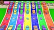 Colours Learning Colors for Children with Super Sports Cars Coloring Slides Tracks