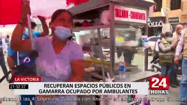 La Victoria: PNP y municipalidad realizan operativo para controlar comercio ambulatorio en Gamarra