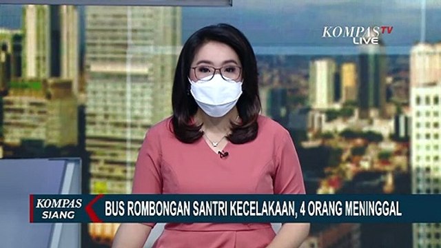 Kecelakaan Bus Pembawa Rombongan Santri Tabrak Truk di Kediri, 4 Orang Meninggal Dunia