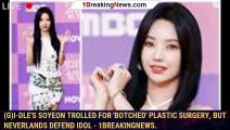 (G)I-DLE's Soyeon trolled for 'botched' plastic surgery, but Neverlands defend idol - 1breakingnews.