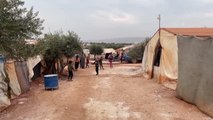 Son dakika haber | İç savaş mağdurlarının zeytin ağaçları arasına kurulan kamptaki yaşam mücadelesi