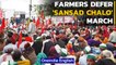 Farmers defer ‘sansad chalo’ march; Bill to scrap farm laws in Parliament on Monday | Oneindia News