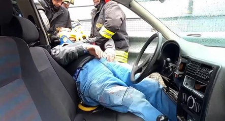 Campobasso - Addestramento Vigili del Fuoco vicino diga di Arcichiaro (27.11.21)