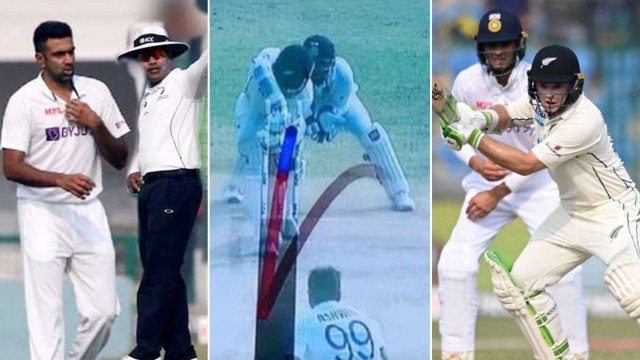 IND vs NZ : Ashwin And Nitin Menon Heated Exchange | Rahane | DRS || Oneindia Telugu