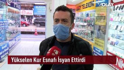 Bursa'da esnafın kur isyanı!