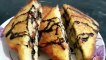 Sweet Bread Chocolate Banana Sandwich Recipe by Safina Kitchen
